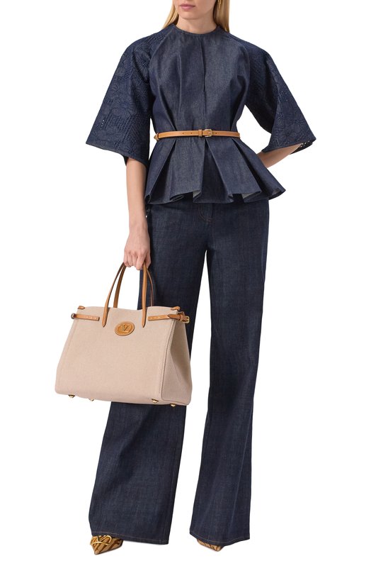 Сумка-тоут Antibes medium Valentino 6W2B0R19/EZT Бежевый  6W2B0R19/EZT Фото 7