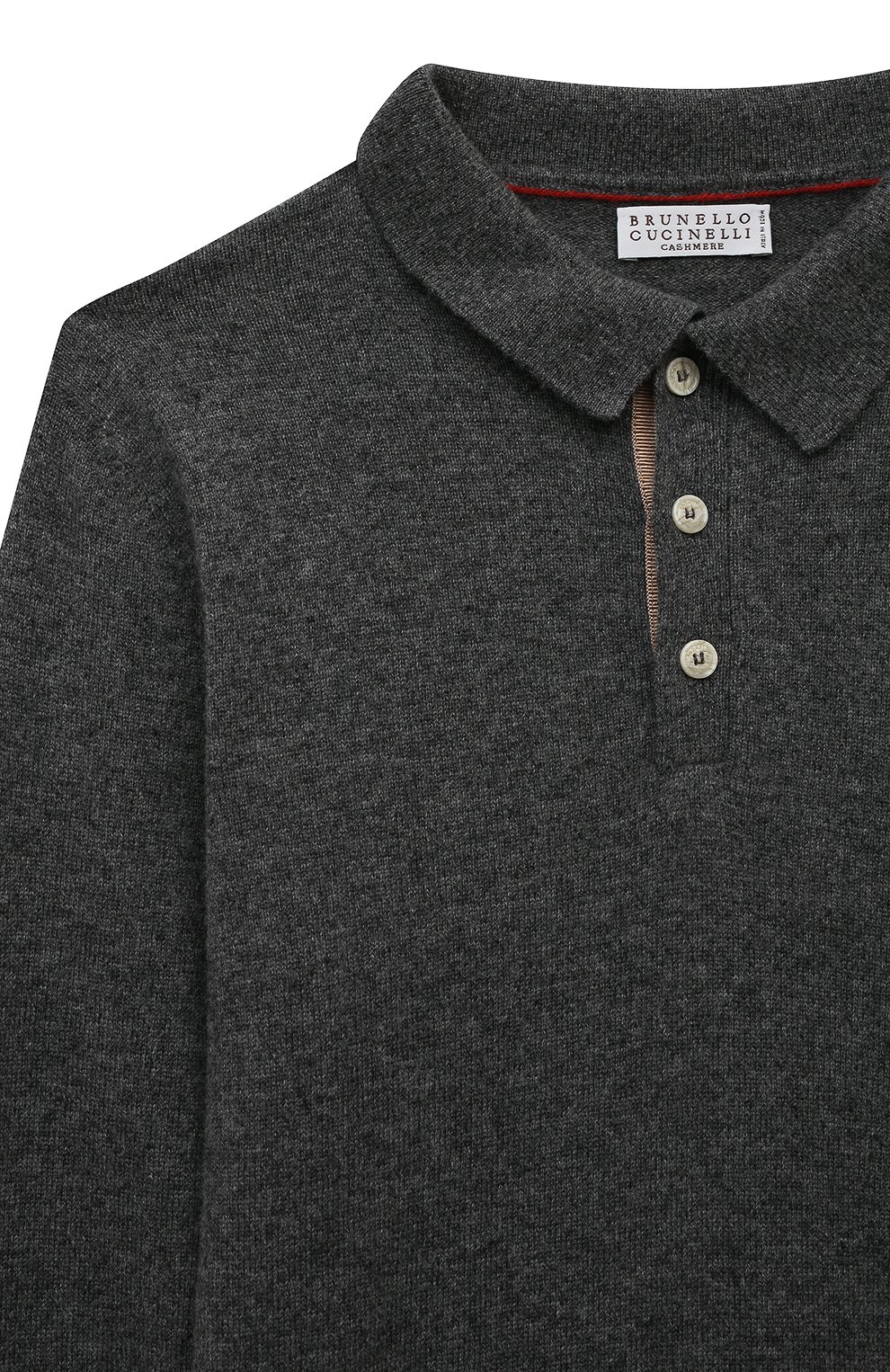Поло из шерсти и кашемира BRUNELLO CUCINELLI, арт. B36M12205C, фото 3