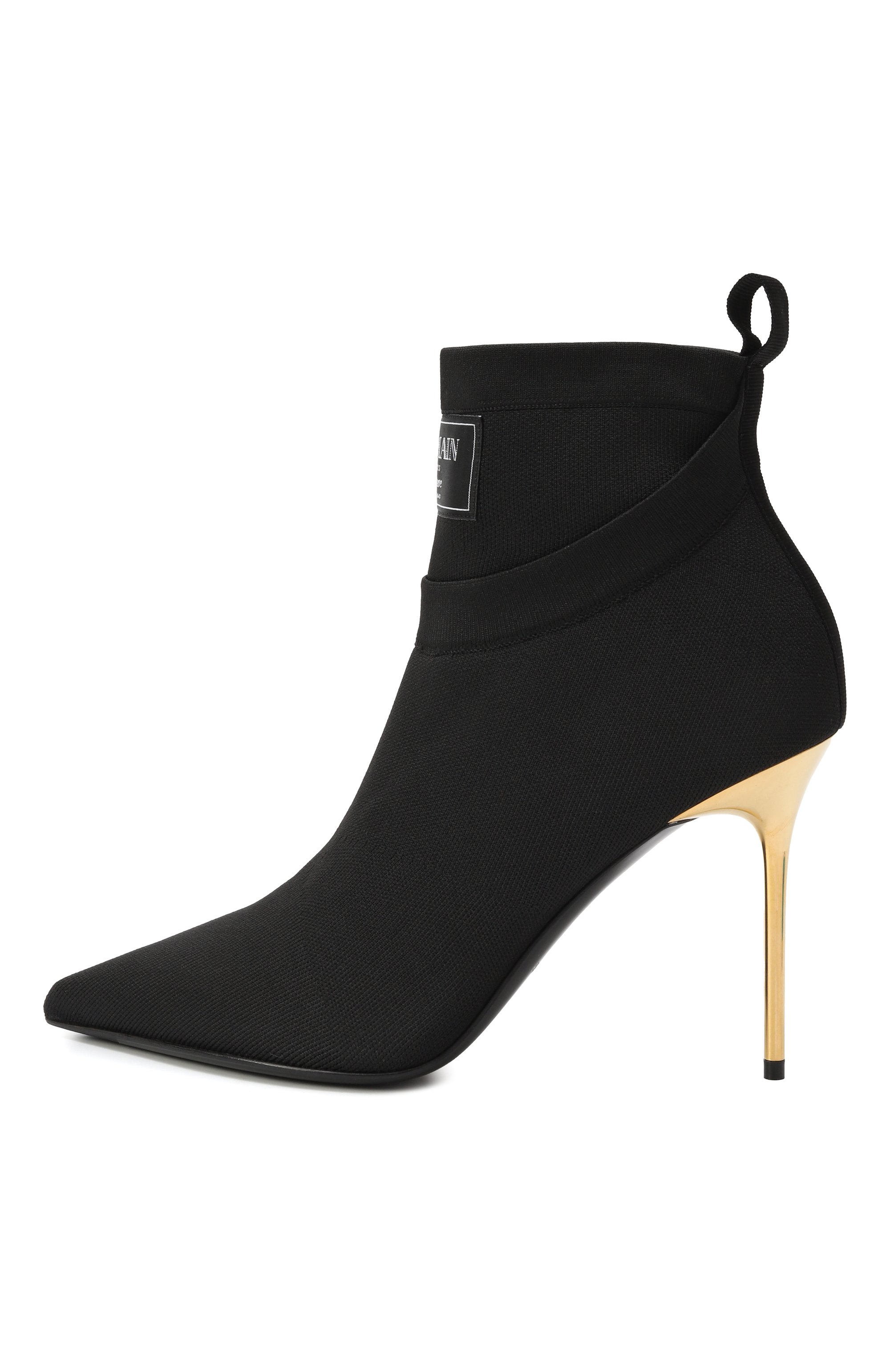 Текстильные ботильоны crewneck BALMAIN, арт. EN1TE102/TKAB, фото 4