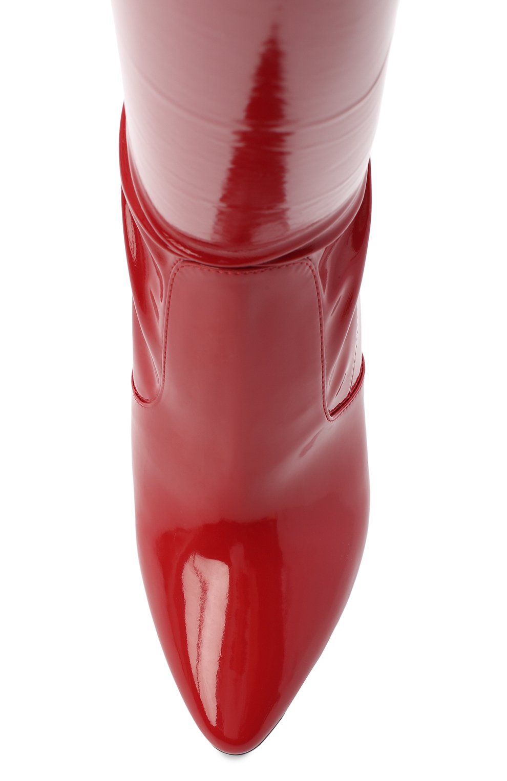 Комбинированные ботфорты aylah SAINT LAURENT, арт. 637457/1LW10, фото 5