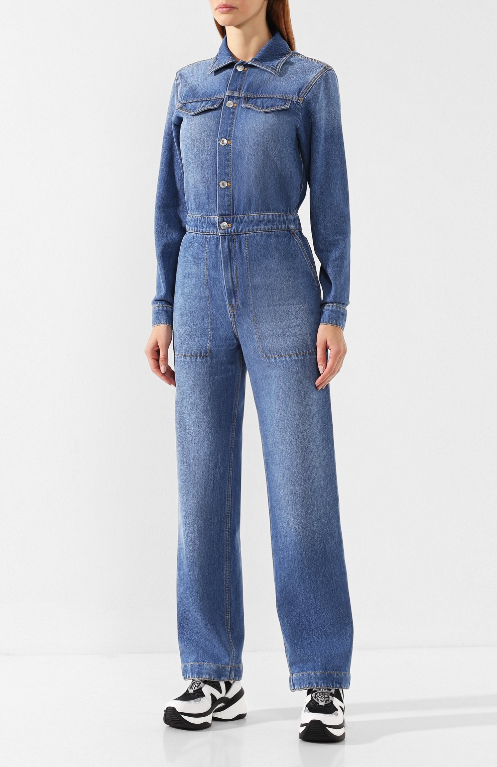 Джинсовый комбинезон KENZO, арт. F962C02056EC, фото 3