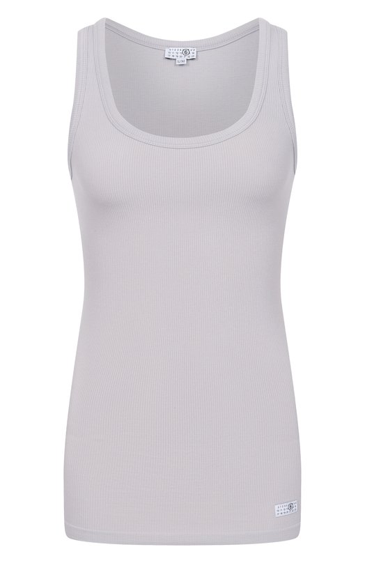 Хлопковая майка MM6 MKD520010 Серый MKD520010