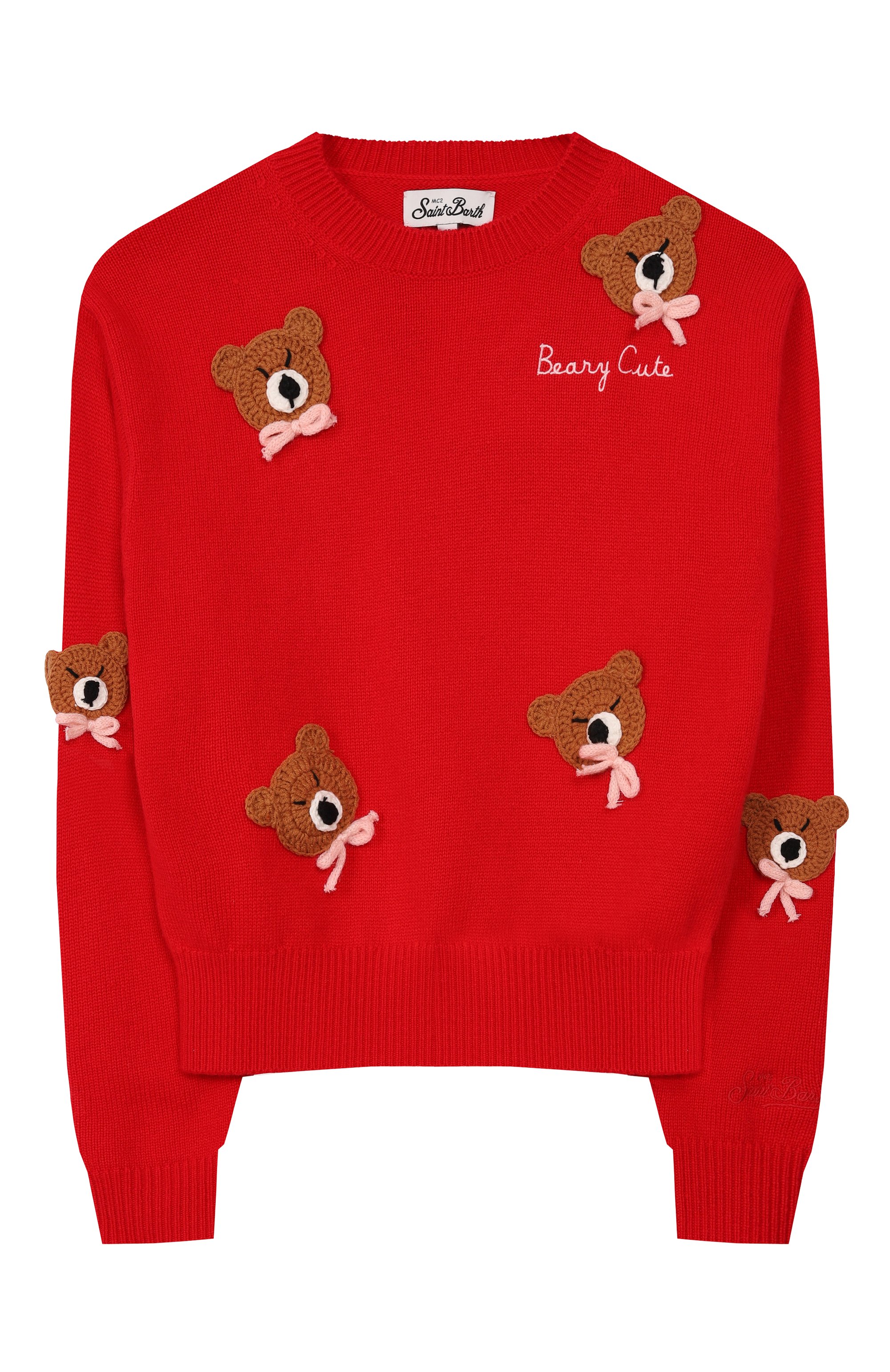 Пуловер из шерсти и вискозы MC2 SAINT BARTH, арт. L0UI003-02387I/L0UISE JR, фото 1