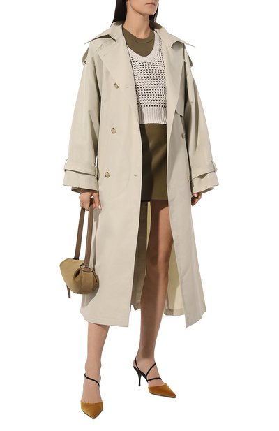 Женский хлопковый жилет BRUNELLO CUCINELLI, арт. MDV79B1309