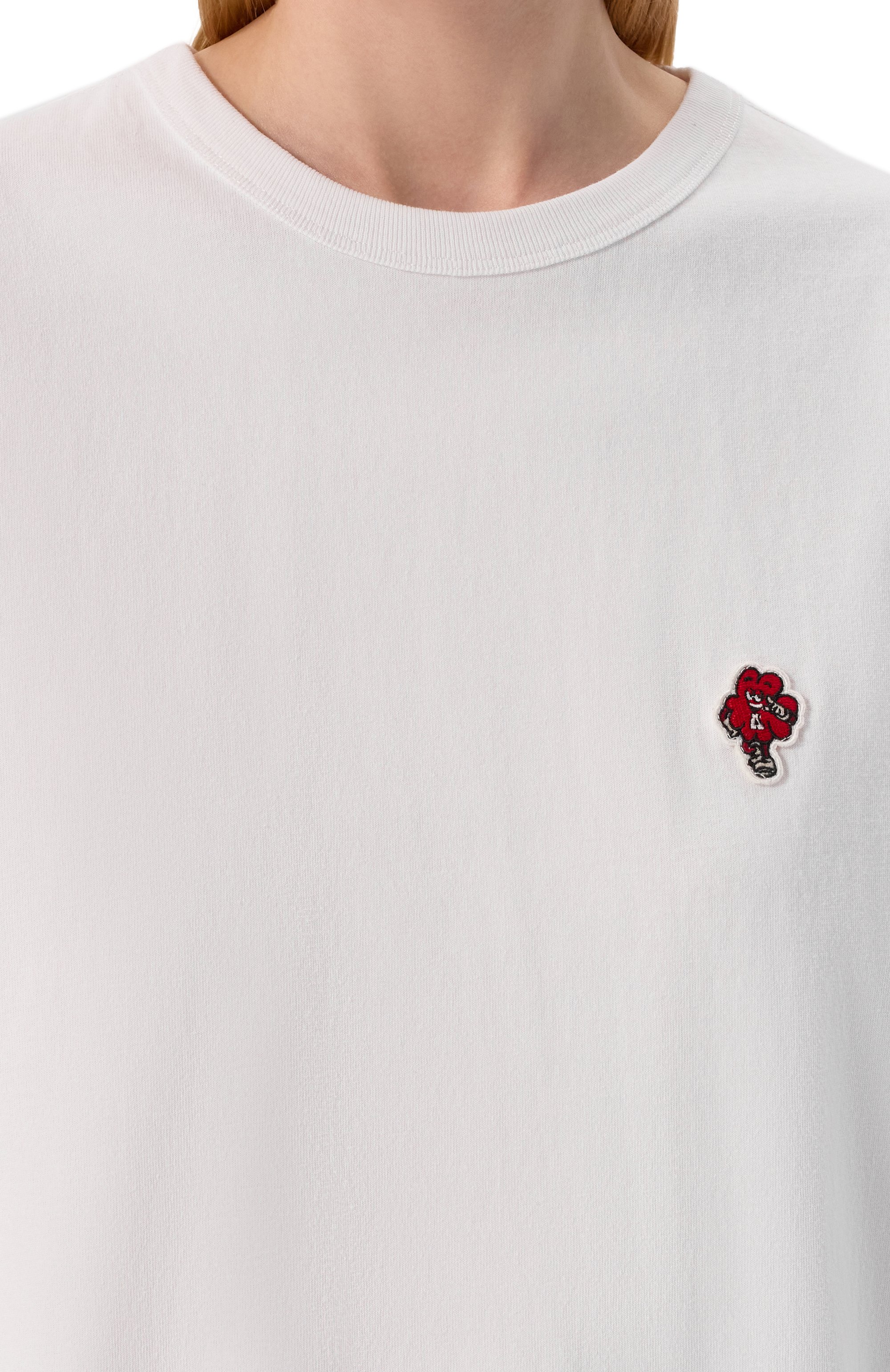 Хлопковая футболка AECA WHITE, арт. AWCMSSBDTTSST003C0.WHITE (XL), фото 5