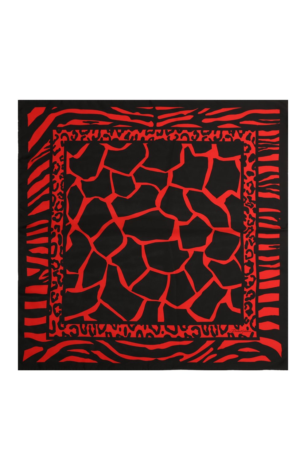 Шелковый платок DOLCE & GABBANA, арт. FN090R/GDBJ1, фото 4