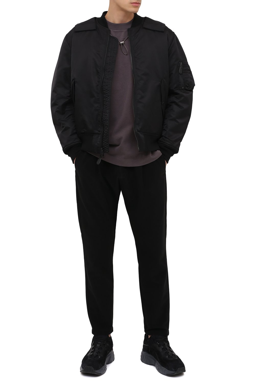 Брюки KAZUYUKI KUMAGAI черного цвета по цене 37950 руб., арт. AP03-211, фото 2 Брюки KAZUYUKI KUMAGAI, арт. AP03-211, фото 2