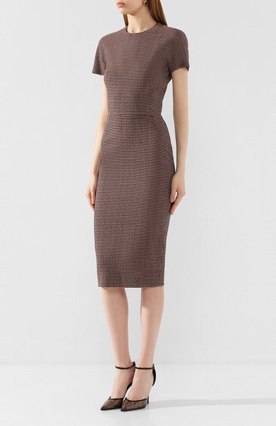 Платье из смеси вискозы и шерсти VICTORIA BECKHAM, арт. 1220WDR001356B, фото 3