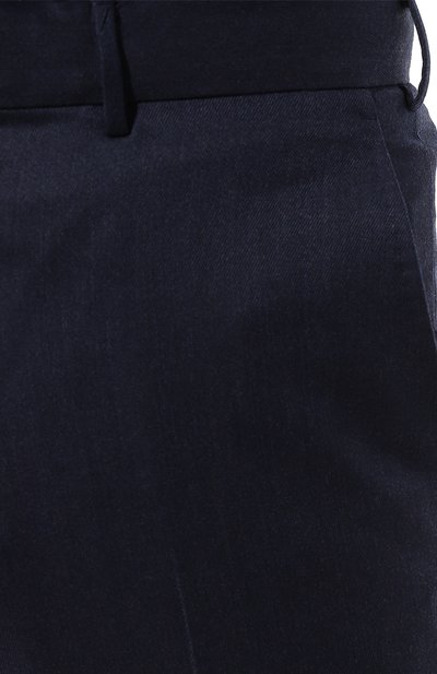 Шерстяные брюки ZEGNA темно-синего цвета по цене 87550 руб., арт. 611F21A6/75TB12, фото 5 Шерстяные брюки ZEGNA, арт. 611F21A6/75TB12, фото 5