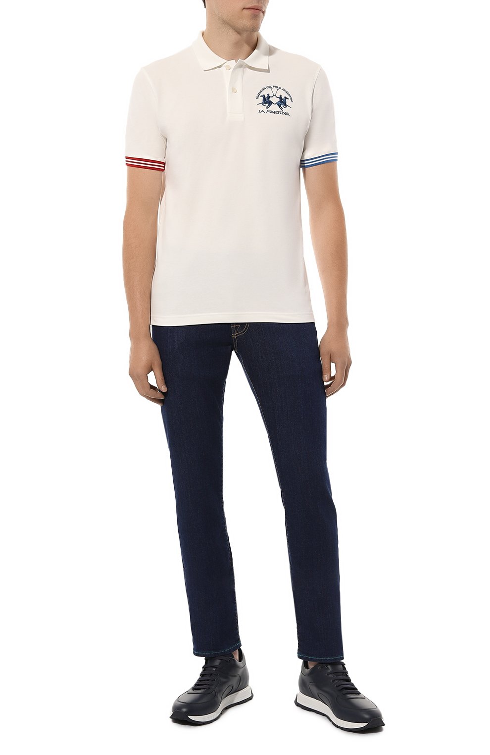 Хлопковое поло LA MARTINA, арт. WMP009/PK001, фото 2