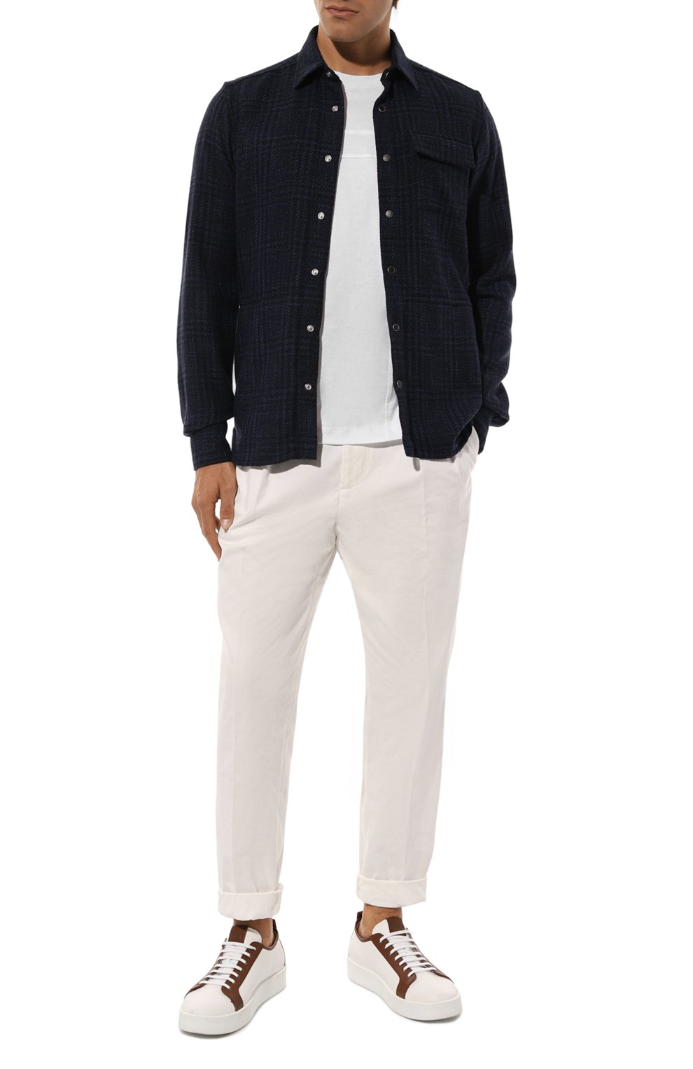 Рубашка из шерсти и шелка KITON, арт. UMCBUBAK0169E15, фото 2