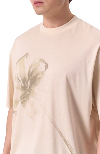 Футболка из лиоцелла и хлопка EMPORIO ARMANI, арт. EM001460/AF10017, фото 5