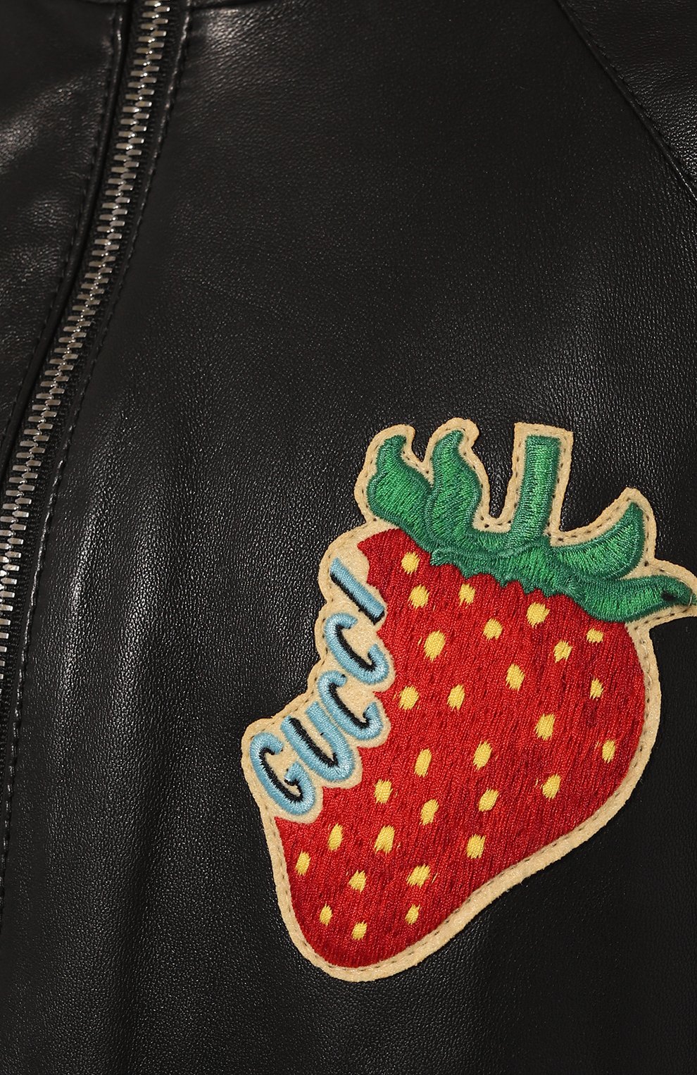 Кожаный бомбер GUCCI, арт. 573073 XNABO, фото 5