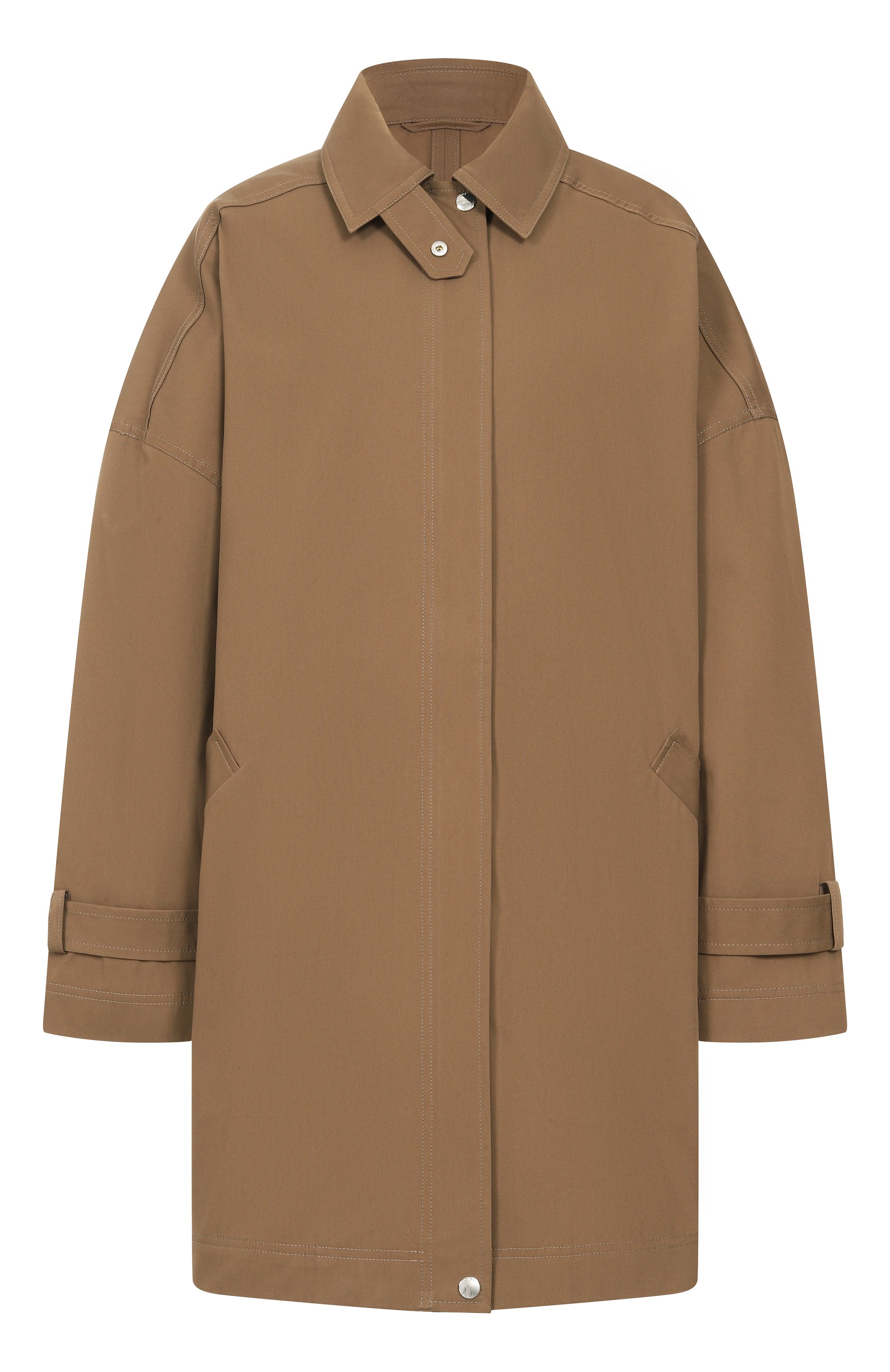 Хлопковый плащ TOTEME, арт. 253-WR00220-FB0490, фото 1