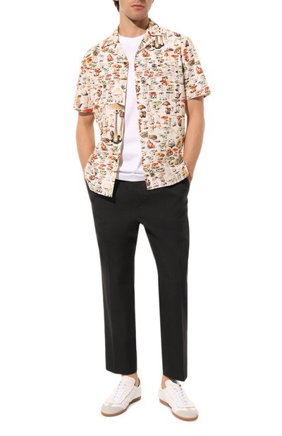 Хлопковая рубашка HUGO разноцветного цвета по цене 11640 руб., арт. 50496152, фото 2 Хлопковая рубашка HUGO, арт. 50496152, фото 2