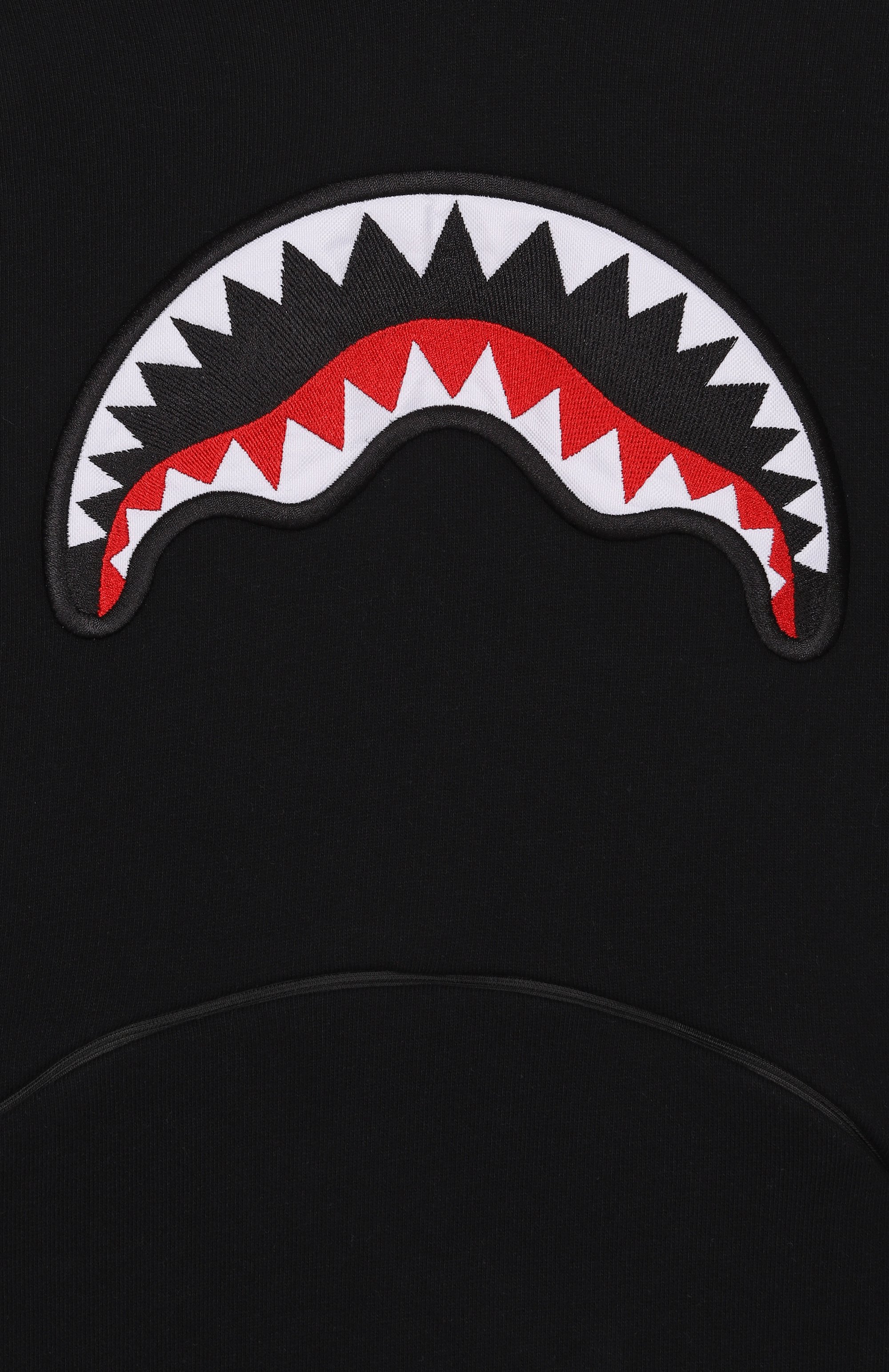 Хлопковое худи SPRAYGROUND черного цвета по цене 20800 руб., арт. SPY1391E/BEAR IN THE P0CKET BLACK 0VER H00DIE, фото 3 Хлопковое худи SPRAYGROUND, арт. SPY1391E/BEAR IN THE P0CKET BLACK 0VER H00DIE, фото 3