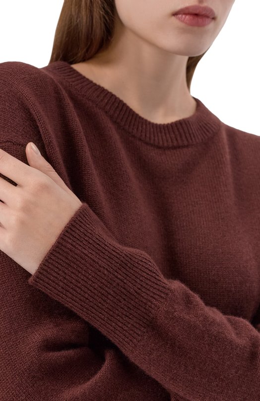 Кашемировый свитер OLOLOL OLKN034/306/BASE Коричневый  OLKN034/306/BASE Фото 5