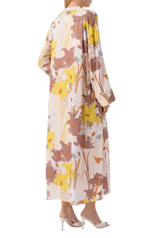 Платье из хлопка и шелка Freeage WS26.DR177M.6001.112 Разноцветный  WS26.DR177M.6001.112 Фото 3