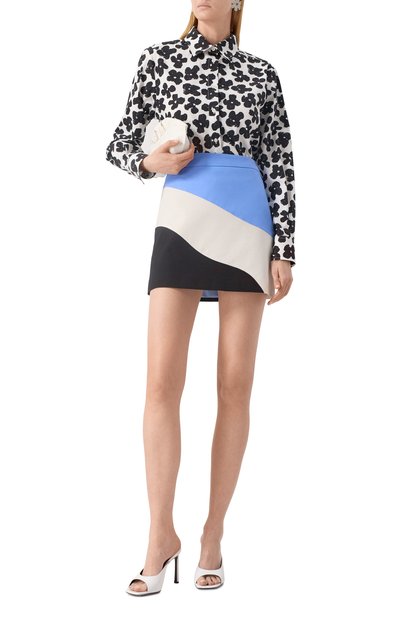 Хлопковая юбка MSGM, арт. 3841MDD10Y/257133, фото 2