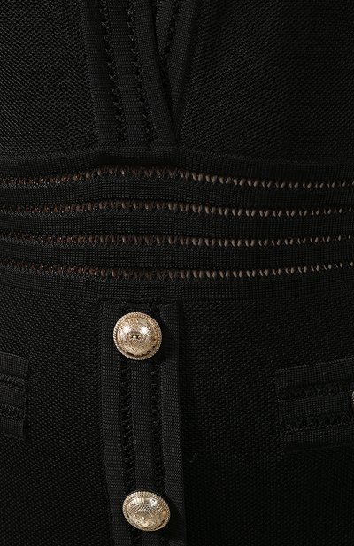 Платье BALMAIN черного цвета по цене 166500 руб., арт. TF16125/K043, фото 5 Платье BALMAIN, арт. TF16125/K043, фото 5