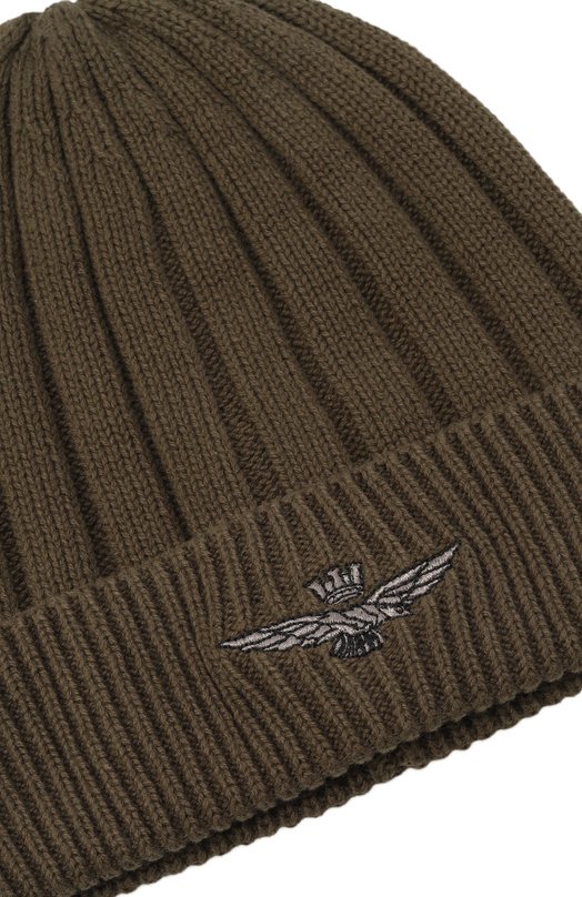 Хлопковая шапка Aeronautica Militare CU0063UL00485 Хаки  CU0063UL00485 Фото 3