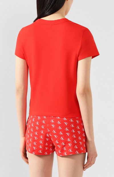 Хлопковая футболка CALVIN KLEIN, арт. QS6356E, фото 4