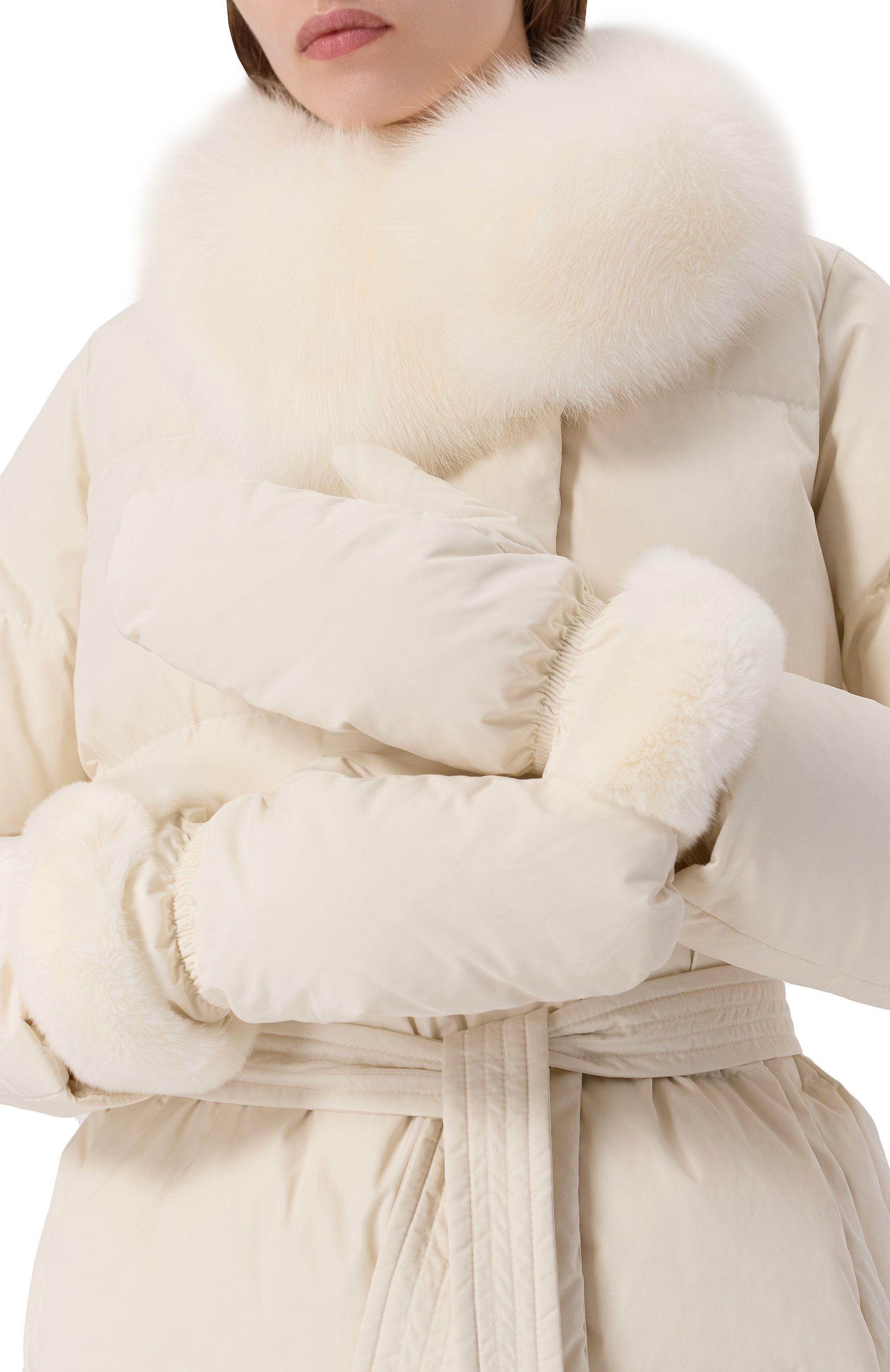 Пуховик с отделкой из песца YVES SALOMON, арт. M05690/D0TM, фото 5