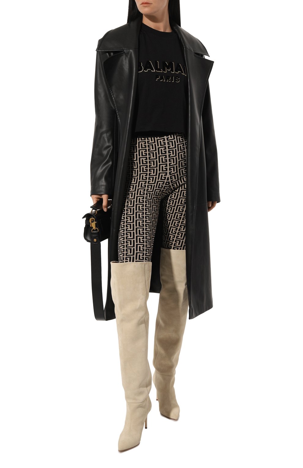 Хлопковая футболка BALMAIN, арт. AF1EE020BC07, фото 2