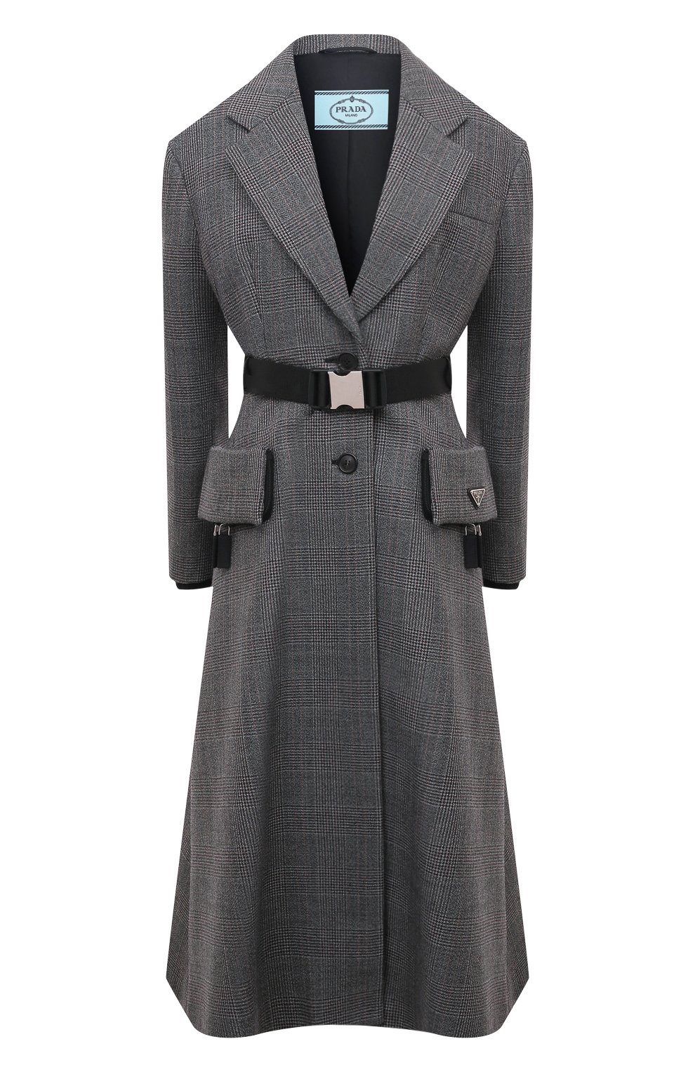 Шерстяное пальто PRADA, арт. P672OH-1ZTI-F0002-212, ф�ото 1