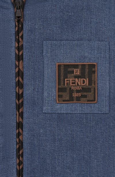 Хлопковая толстовка FENDI, арт. JMH194/5V0/3A-6A, фото 3