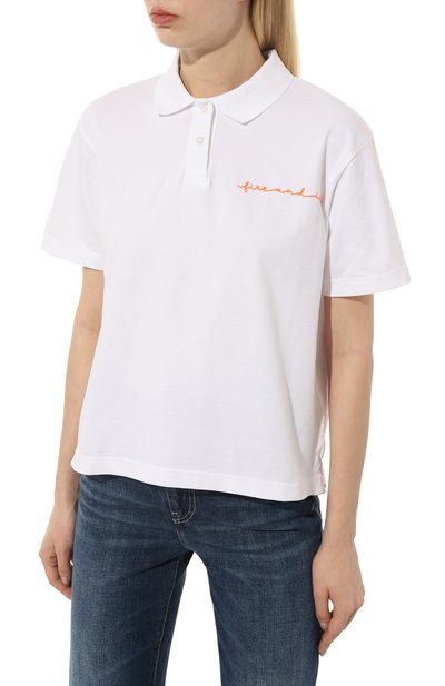 Хлопковое поло BOGNER FIRE+ICE белого цвета по цене 11500 руб., арт. 54787310, фото 3 Хлопковое поло BOGNER FIRE+ICE, арт. 54787310, фото 3