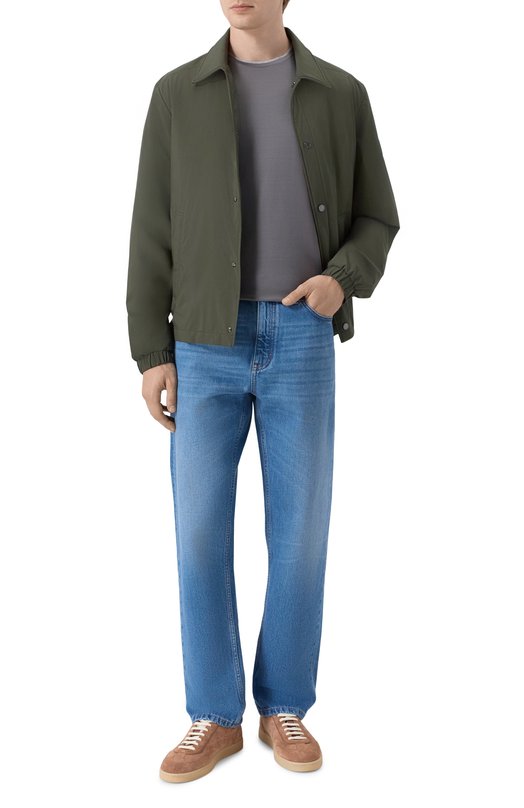 Хлопковая футболка Stefano Ricci MNH6105000/TE0001 Серый  MNH6105000/TE0001 Фото 2