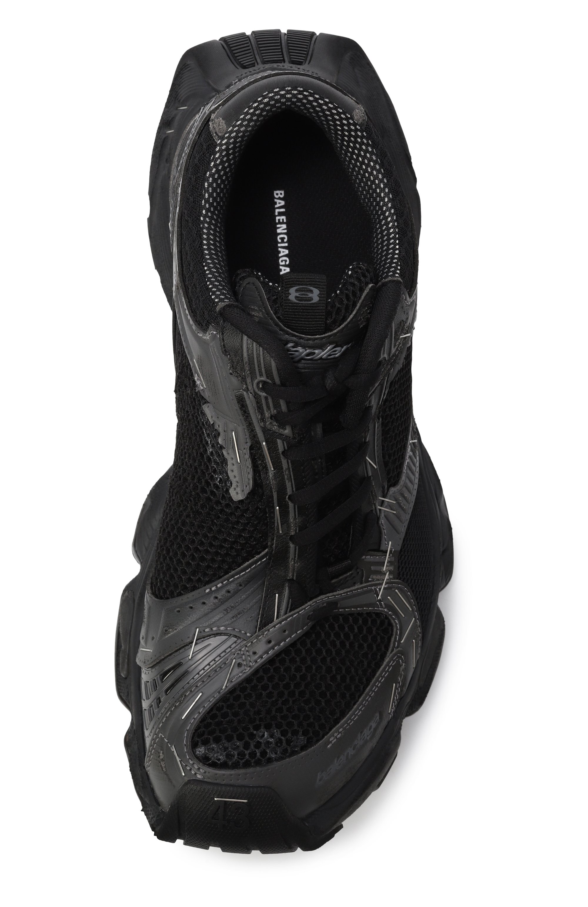 Комбинированные кроссовки stapler BALENCIAGA, арт. 803681/W3ST4, фото 6