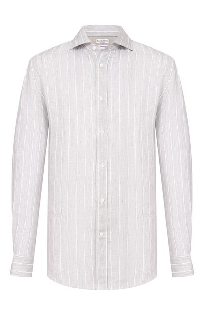 Мужская льняная рубашка BRUNELLO CUCINELLI, арт. MA6860627