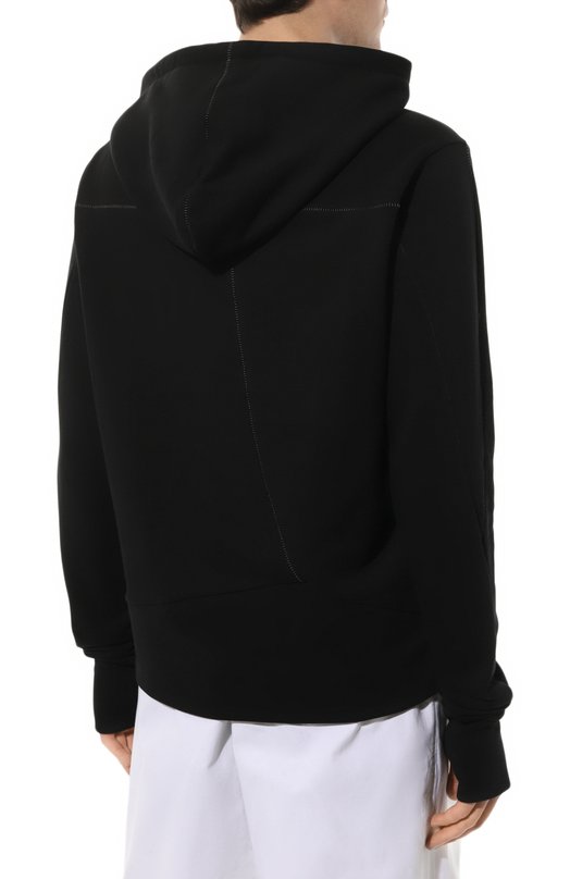 Хлопковое худи Thom Krom Чёрный, фото 4