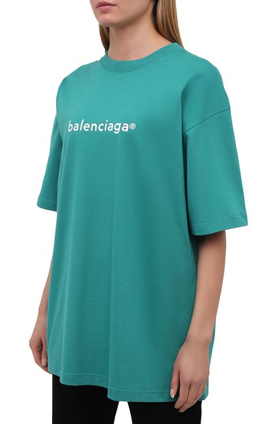 Хлопковая футболка BALENCIAGA, арт. 641655/TIV54, фото 3