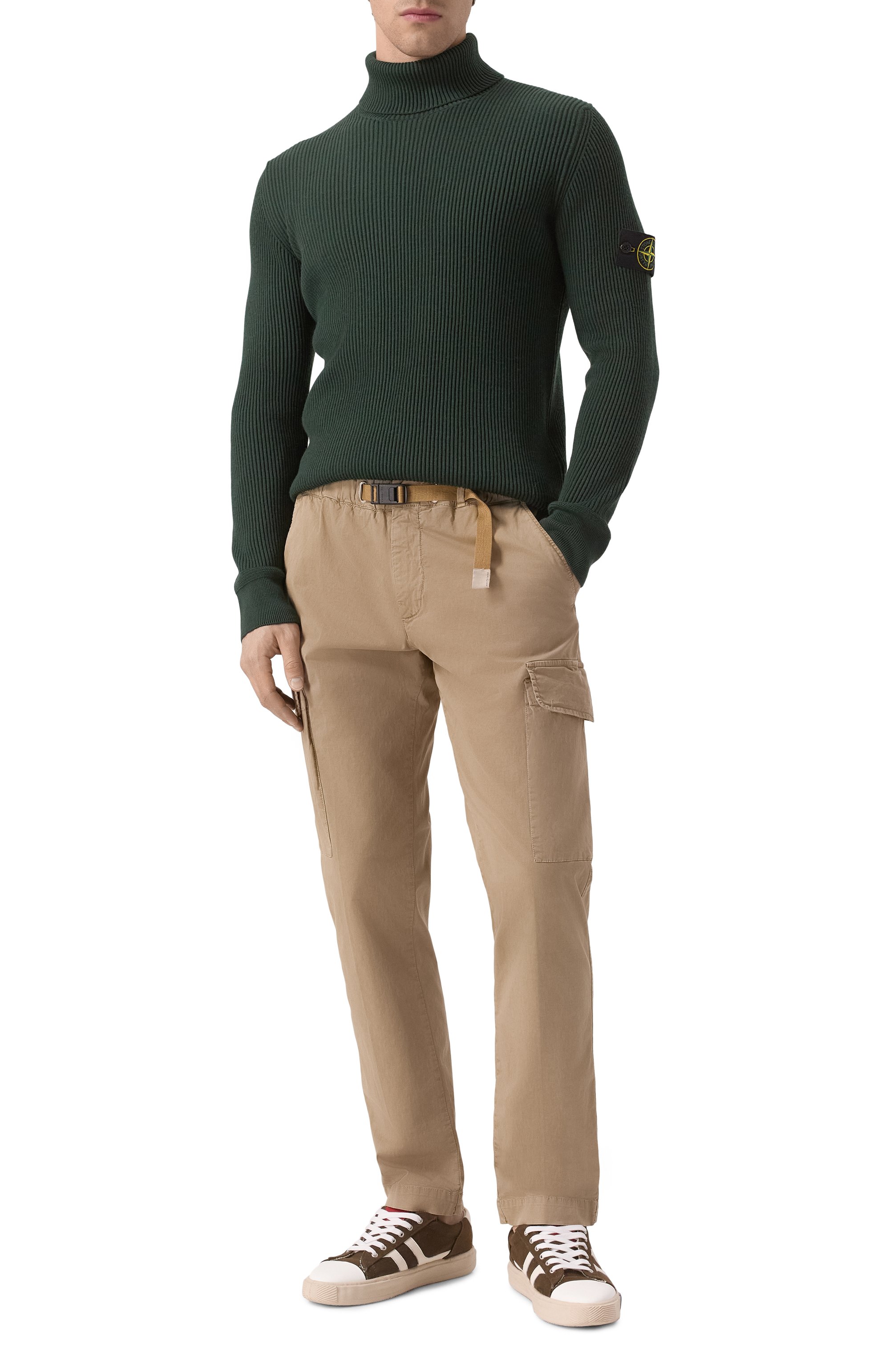 Хлопковые брюки-карго WHITE SAND, арт. 25SU55/267, фото 2