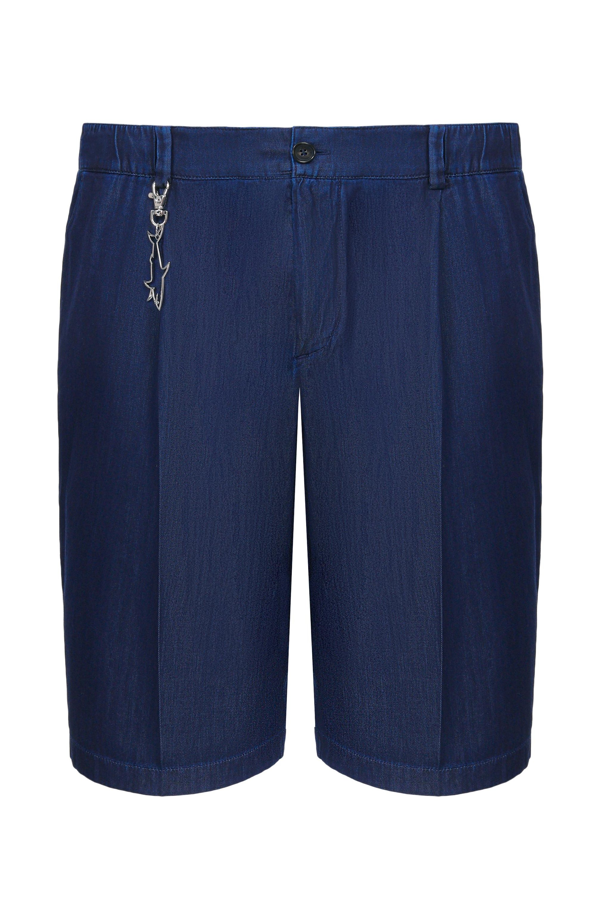 Джинсовые шорты PAUL&SHARK темно-синего цвета по цене 35100 руб., арт. 26414163_001, фото 1 Джинсовые шорты PAUL&SHARK, арт. 26414163_001, фото 1