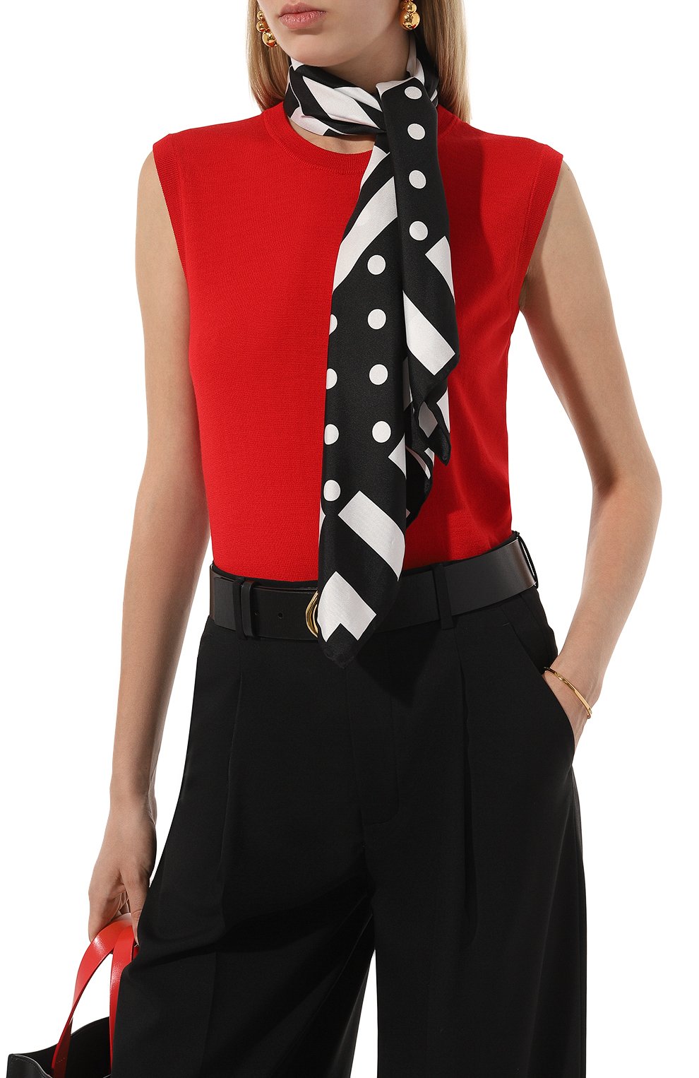 Шелковый платок DOLCE & GABBANA, арт. FN090R/GDCLC, фото 3