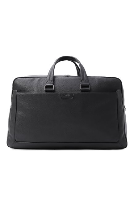 Мужская сумка come LANCEL черного цвета, арт. A13226 | Фото 1 (Автоматизация состава: Проставлено; Размер: large; Автоматизация ТО: Проставлено; Материал: Натуральная кожа; Ремень/цепочка: На ремешке)