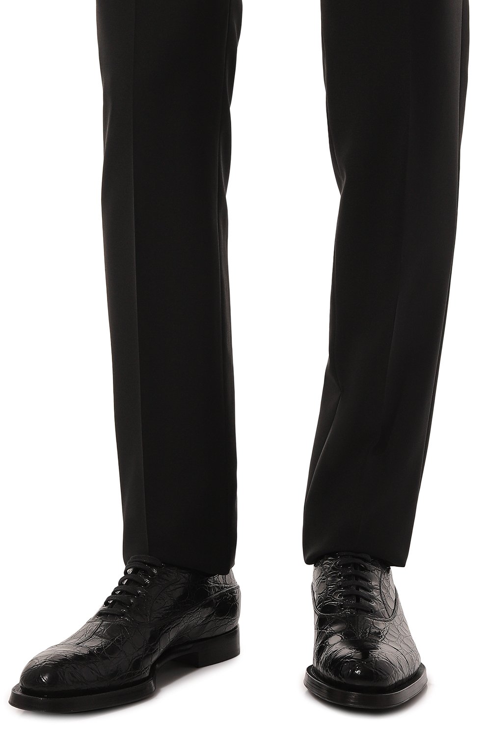 Оксфорды из кожи каймана PRADA, арт. 2EG061-XPF-F0002-X000, фото 3