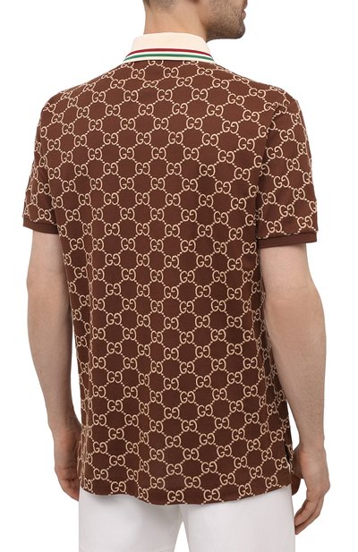 Хлопковое поло GUCCI, арт. 598956/XJB0U, фото 4