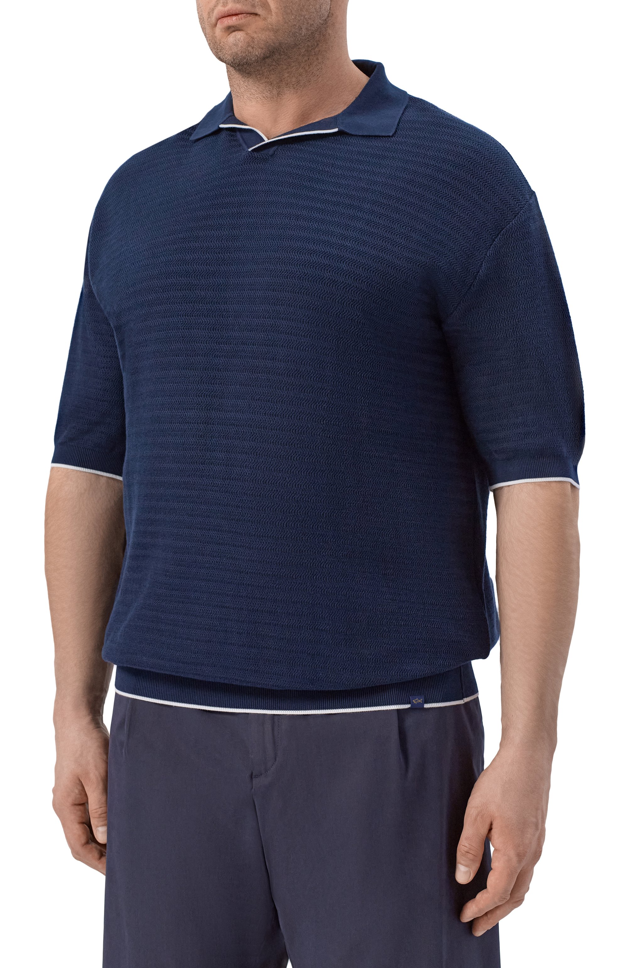 Хлопковое поло PAUL&SHARK, арт. 26411657, фото 3