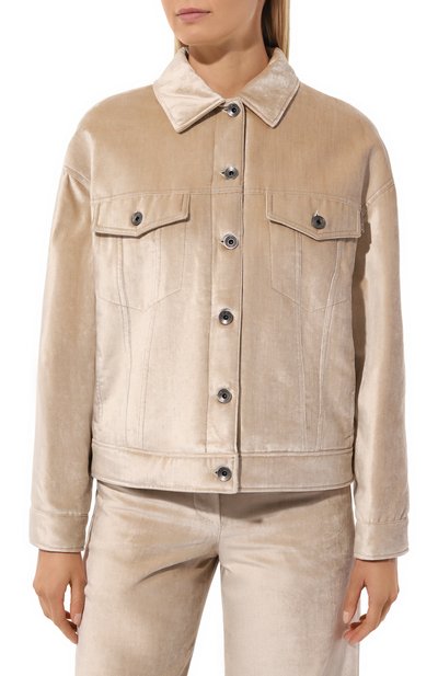 Бархатная куртка BRUNELLO CUCINELLI, арт. MD5817951P, фото 3