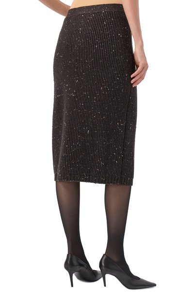 Шерстяная юбка BOTTEGA VENETA, арт. 793108/V5LV0, фото 4