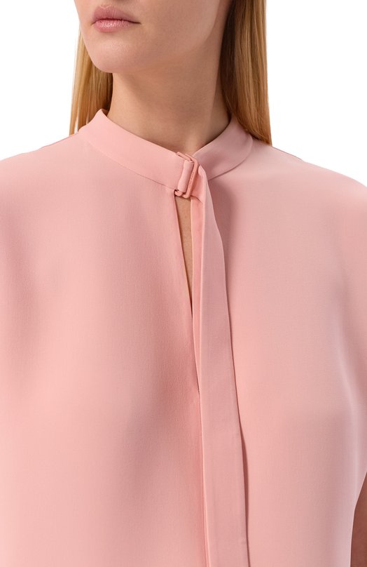 Шелковый топ Loro Piana FAL5480 Розовый  FAL5480 Фото 5