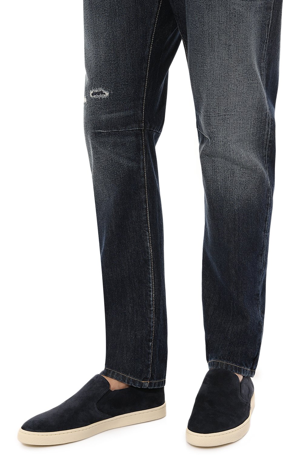 Замшевые слипоны BRUNELLO CUCINELLI, арт. MPUSIGN321, фото 3