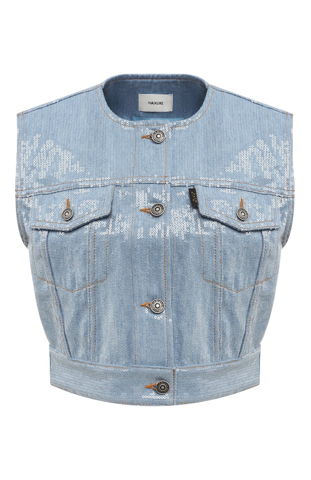 Джинсовый жилет HAIKURE, арт. HEW09104DF135L0842, фото 1