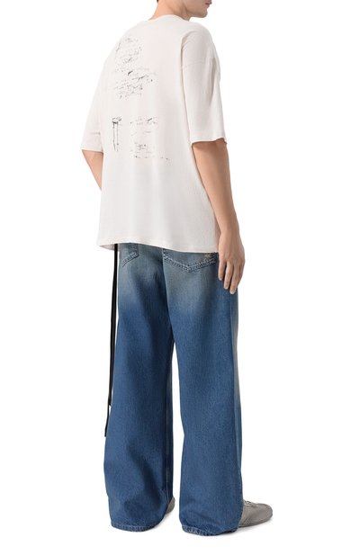 Хлопковая футболка ANN DEMEULEMEESTER, арт. B0013826/FA206, фото 4