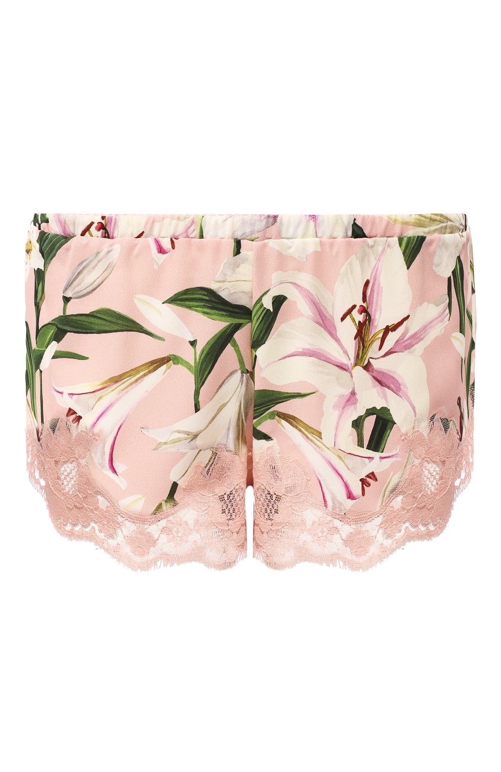 Шорты из смеси шелка и хлопка DOLCE & GABBANA светло-розового цвета по цене 49950 руб., арт. 03A02T/FSAYV, фото 1 Шорты из смеси шелка и хлопка DOLCE & GABBANA, арт. 03A02T/FSAYV, фото 1